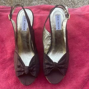 Chocolate brown Steve Madden wedges size 10
